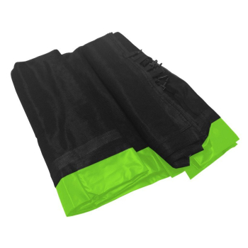 Siatka ochronna SkyRamiz Zielony do trampoliny ogrodowej 487cm/16FT 12 tuneli na słupki